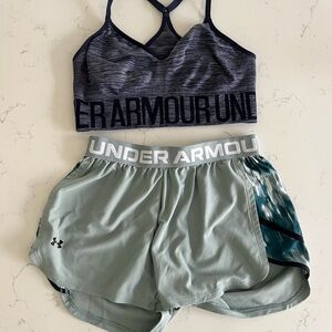 Under Armour Shorts and Bra Set